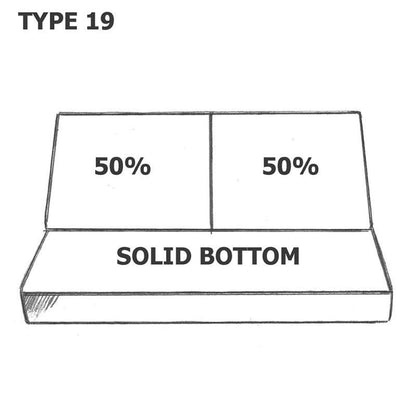 Tailor-made 50% Acrylic and 50% Sheepskin Bench Seat Covers