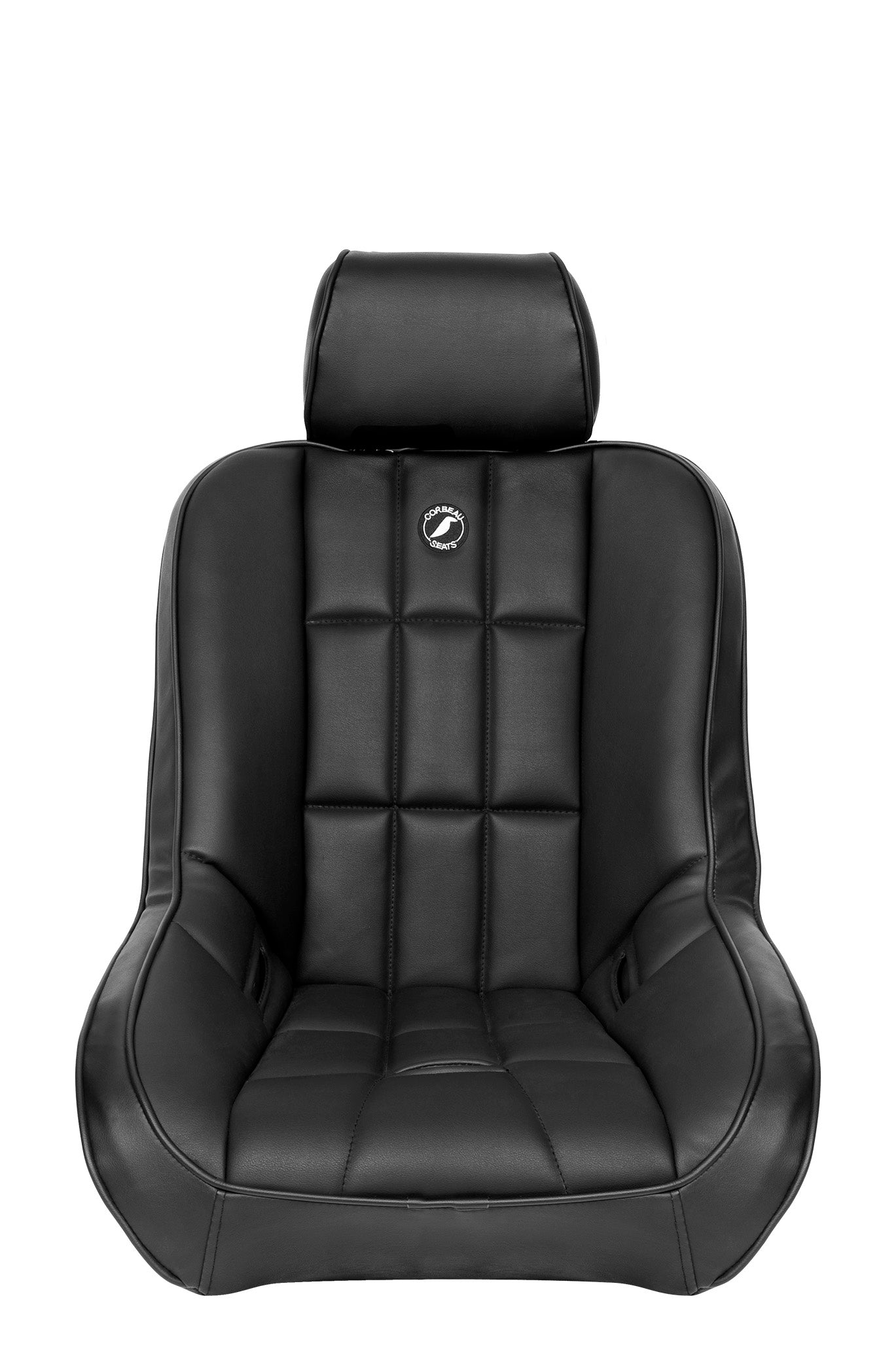 Baja Low Back Black Vinyl w/Headrest